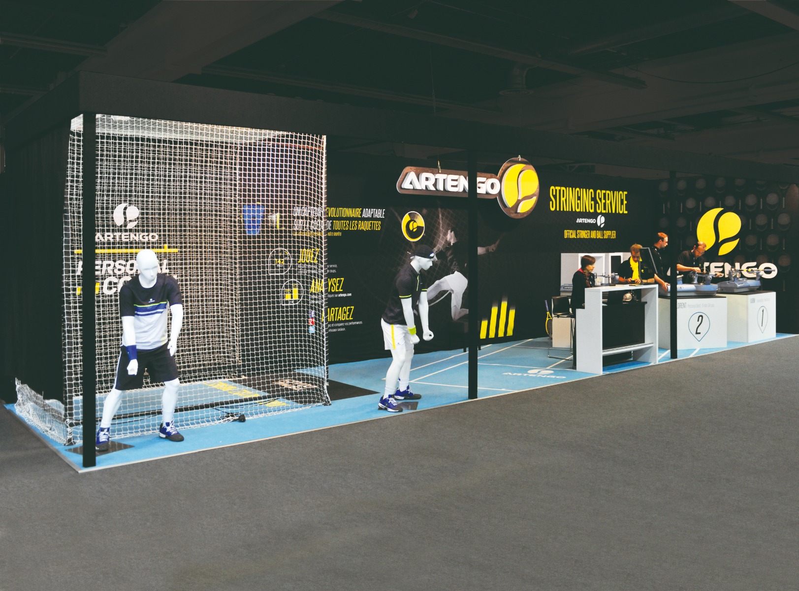 Le stand pro d'Artengo, une réalisation DOUBLET