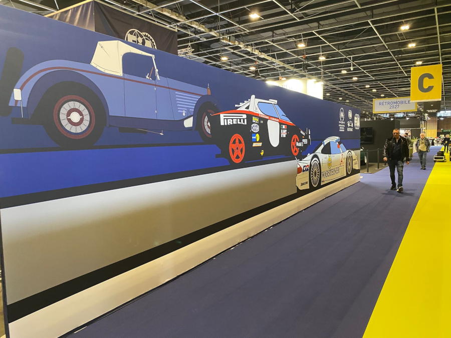 Doublet vous accompagne dans la réalisation de votre stand pro. Ici, l'exemple de la FIA.