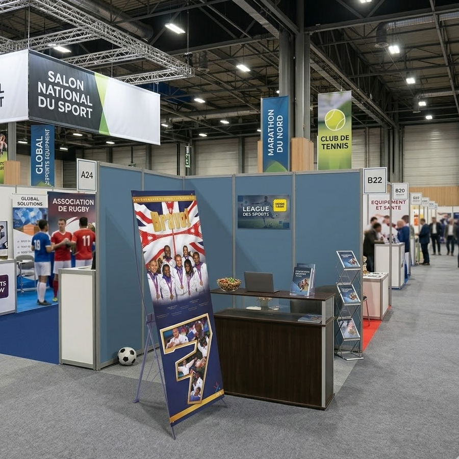 Un roll up optimisé pour la visibilité