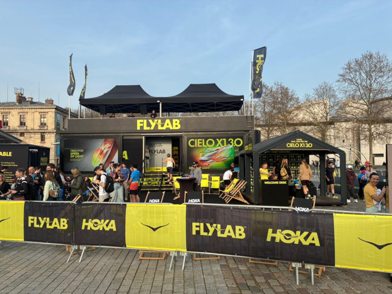 Une fanzone organisée lors du semi marathon de Paris 2026