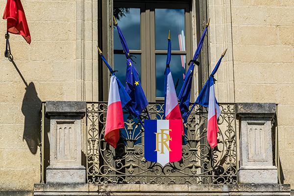 Achat drapeau Haïti pour mât, couleurs officielles - DOUBLET