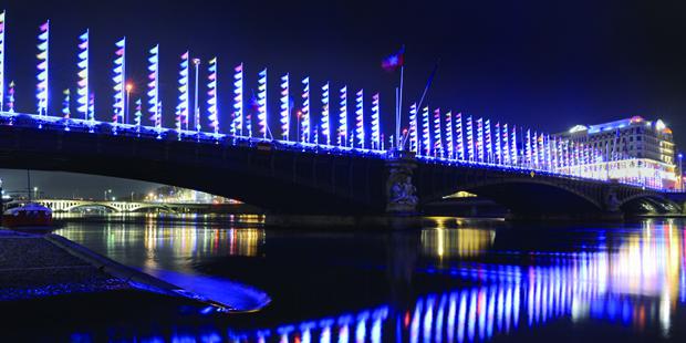 Pont Lafayette Fête des Lumières