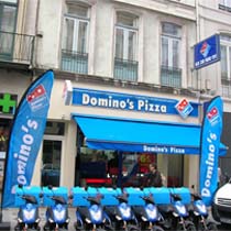Doublet booste la visibilité des 380 enseignes Domino's pizza de France
