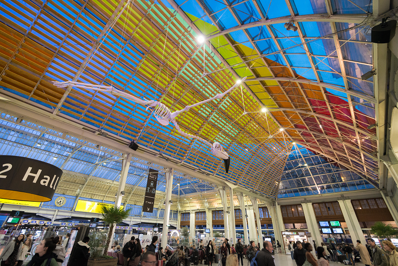 Toit coloré de la Gare de Lyon
