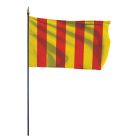 Drapeau de la province de Provence avec bandes