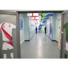 adhésivage d'un couloir