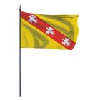 Drapeau de la province de Lorraine sur hampe