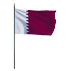 Drapeau Qatar sur hampe