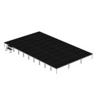 Podium Excelium 6 x 10 m complet avec escalier ajustable