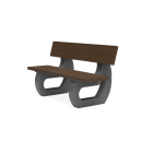 Banc Alta eco mobilier urbain en plastique recyclé