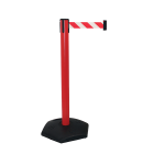 poteau de guidage linea exteria rouge avec sangle 3m