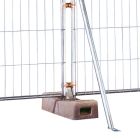 Jambe de force pour panneau grillagé
