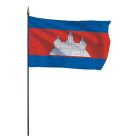 Drapeau Cambodge sur hampe