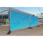 bache perform'air personnalisable pour barrieres de chantier