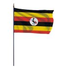 Drapeau Ouganda sur hampe