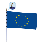 Drapeau Europe système anti-enroulement