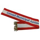 Écharpe conseil municipal junior personnalisée
