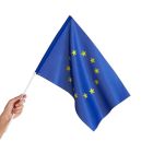 Drapeau européen de supporter en tissu