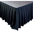 Jupe polyester plissée pour podium Excelium