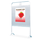 Panneau d'affichage electoral pour listes officielles