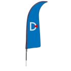 Kit beach flag Shark Pratic