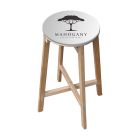 Tabouret haut bois personnalisable