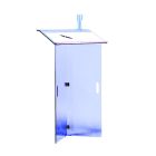 Pupitre pliant transparent