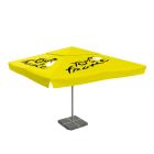 Parasol publicitaire carré premium personnalisé