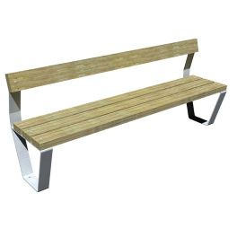 Banc urbain en bois