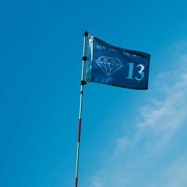 Drapeau de golf personnalisé