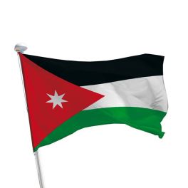 Drapeau Jordanie pour mât
