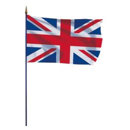 Drapeau Royaume-Uni sur hampe