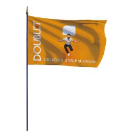 Drapeau personnalisé sur hampe