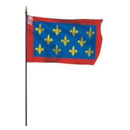 Drapeau province de la Maine sur hampe