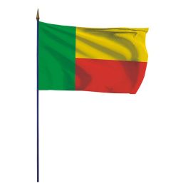 Drapeau Bénin sur hampe
