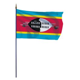 Drapeau Swaziland sur hampe