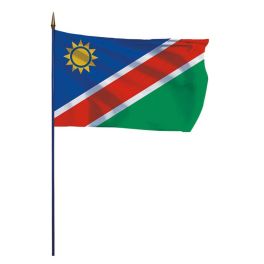 Drapeau Namibie sur hampe