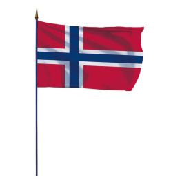 Drapeau Norvège sur hampe
