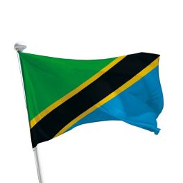 Drapeau de la Tanzanie pour mât