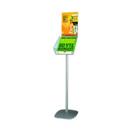 Personnalisation du poteau porte brochures portrait