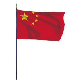 Drapeau Chine sur hampe
