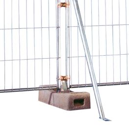 Jambe de force pour panneau grillagé