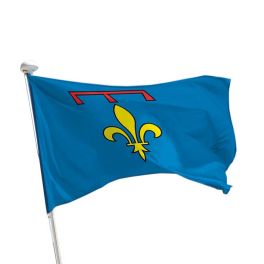 Drapeau province Provence pour mât (lys)