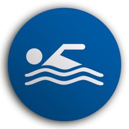 Panneau baignade autorisée