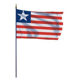 Drapeau Libéria sur hampe