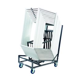 Chariot pour 10 tables hautes Kubo Ferro/Smart