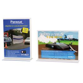 Chevalets porte affiches paysage et portrait