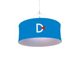 enseigne ronde stand personnalisée salon