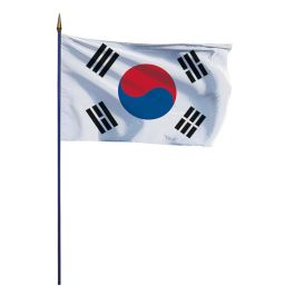Drapeau Corée du Sud sur hampe