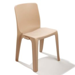 Chaise Denver monobloc beige